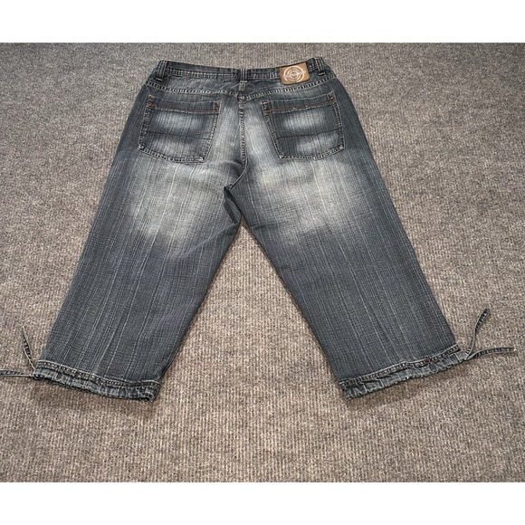 Royal Blue Brand Denim Jean Shorts Baggy Fit Y2K Men's Size‎ 40x22.5 Skater - Picture 1 of 8